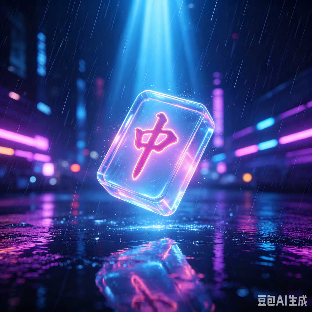 pink crystal mahjong set