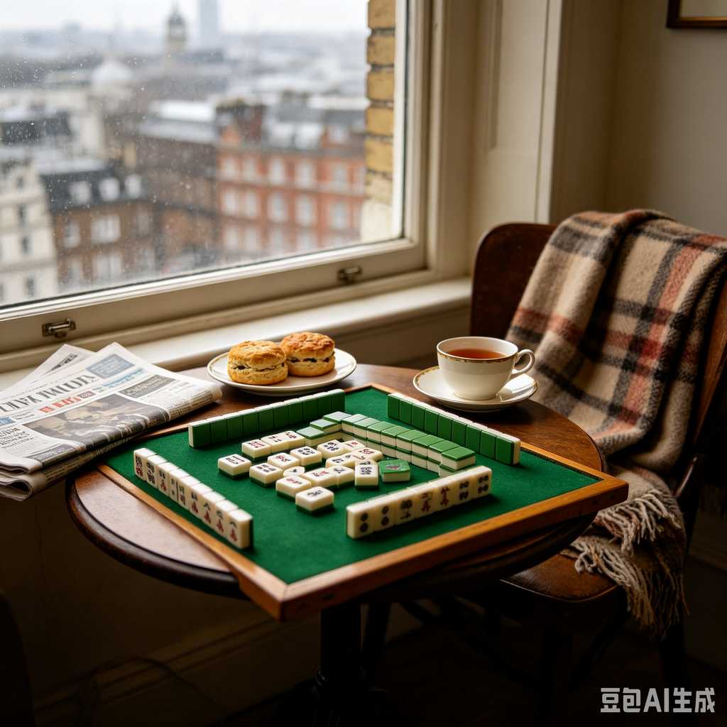 hotel room mahjong set